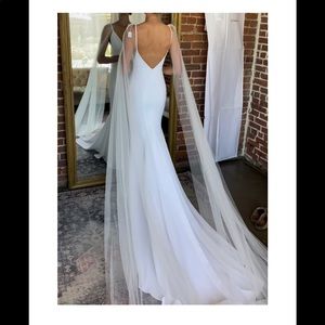 Alyssa Kristin Tulle Wings Cape